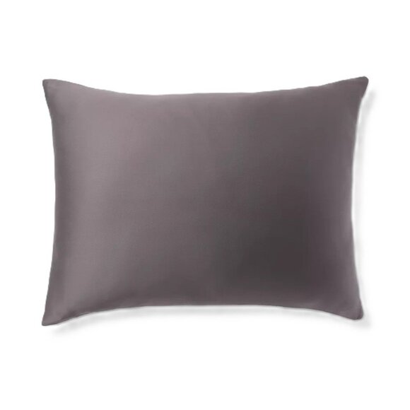 Threshold 100% Lyocell Tencel Dark Gray 3 Piece Queen Duvet Cover & Sham Set - Picture 4 of 8